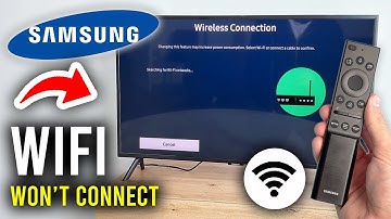 How To Fix Samsung Smart TV WiFi Not Connecting - Step By Step