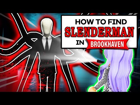 We Found SLENDERMAN in Roblox BROOKHAVEN RP!! (Scary) 