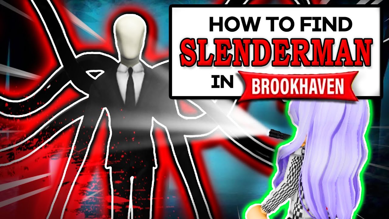 HOW TO FIND SLENDERMAN IN BROOKHAVEN (Roblox Brookhaven RP 🏡 Mini Movie) 