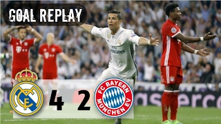 Real MADRID 4 vs 2 Bayern MUENCHEN | Liga Champions Leg 2 (19/04/17)