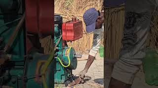 diesel engine water pump machine start #naturevillageindia #rurallifeindia #dieselengine Resimi