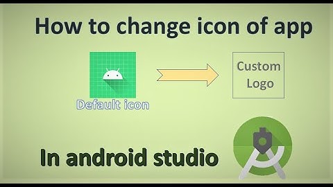 How to change icon of any app in android studio | add custom icon || No  software | in 2 mins