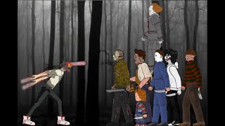 CHAINSAW MAN vs Jason voorhees, IT Pennywise, Freddy, Michael myers, Leatherface, Chucky, Jeff [Dc2]