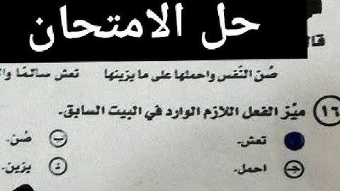إجابة امتحان العربي الثانوية العامة 2025 نموذج حل امتحان اللغة العربية تالتة ثانوي 2025