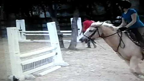 Dana riding Dakota