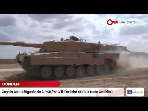 Zeytin Dalı Bölgesinde 3 PKK/YPG’li Terörist Etkisiz Hale Getirildi