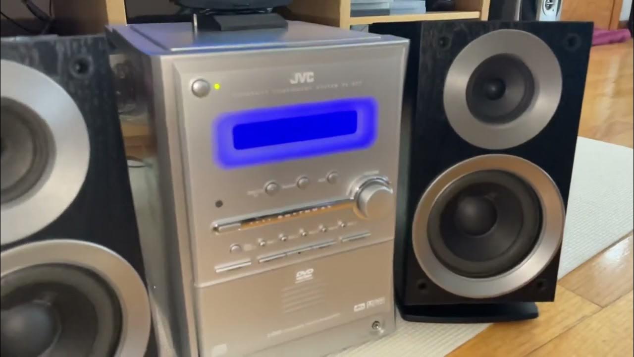 JVC SHELF SYSTEM FSS77 Ultra Compact Shelf AM/FM CD/DVD Player SBPM18