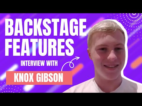 Knox Gibson Interview | Backstage Features with Gracie Lowes