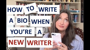 How to Write A Bio When You