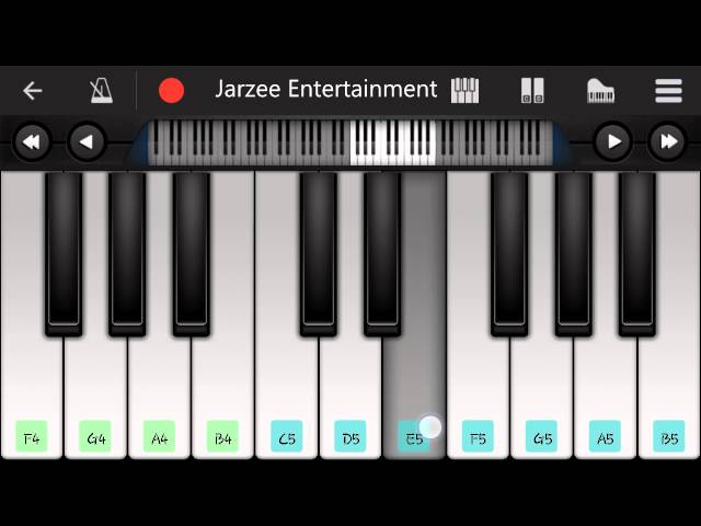 Saare Jahan Se Accha Piano - Mobile Perfect Piano Tutorial class=