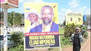 Mmotoka esudde abawagizi ba NRM e Kigezi, bali ku ndiri