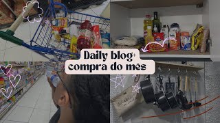 MINHA PRIMEIRA COMPRA DO MÊS \ DAILY VLOG