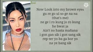 Cold Blooded - Jessi 제시 (ft Street Woman Fighter) easy lyrics