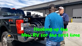 First time 5th wheel hook up by Big Country Adventures 11,987 views 1 year ago 13 minutes, 28 seconds