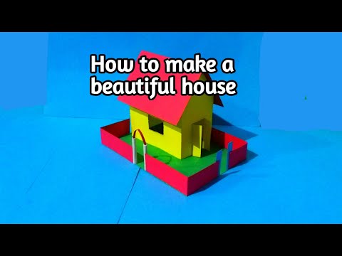 How To Make House With Chart Paper