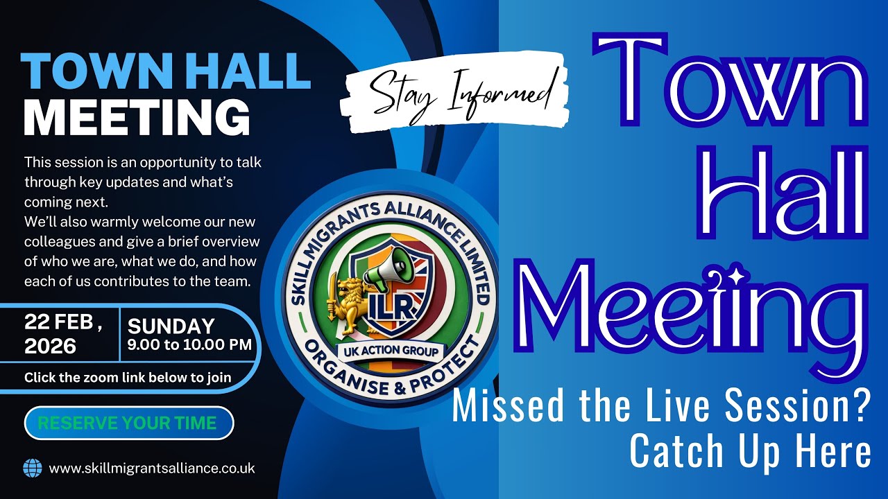 Town Hall Meeting 22/02/2026 | Skill Migrants Alliance Limited