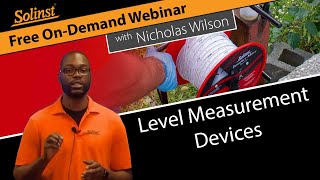 Free On Demand Webinar Solinst Level Measurement Devices With Nicholas Wilson