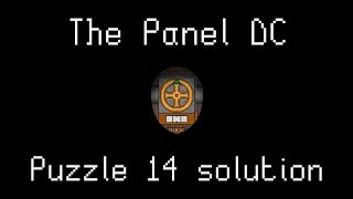 The Panel DC Game - Puzzle 14 Solution