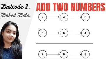 Leetcode 2. Add Two Numbers | Add digits of two linked lists and return their sum | Linked List