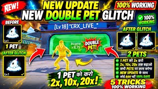 🔥 NEW DOUBLE PET GLITCH😱 UNLIMITED PET GLITCH 😱 STEAL A PET NEW DOUBLE PET GLITCH #stealapetff #ff