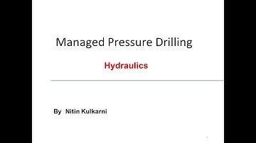 Managed Pressure Drilling | Webinar | Hydraulics