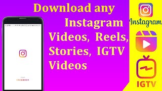 How to Download Instagram Video, Instagram Reels, Instagram Stories, IGTV Video | Video Downloader screenshot 2