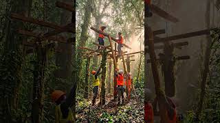 Building a Home in the Amazon Rainforest | Sustainable Jungle House (Full Time-Lapse)