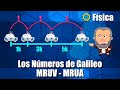 MRUV: Los Números de Galileo - Ejercicios Resueltos