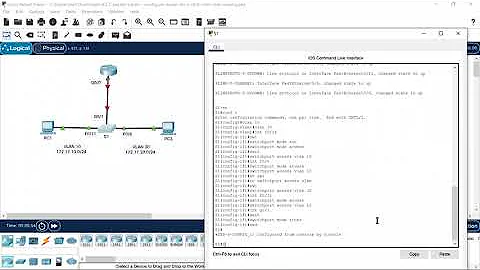 Lab 4.2.7 – Packet Tracer – Configure Router-on-a-Stick Inter-VLAN Routing