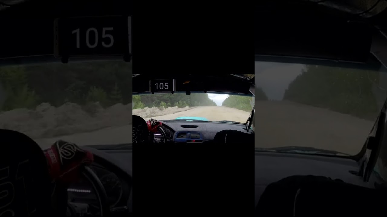 Широко и быстро, субару на грунтовом ралли.