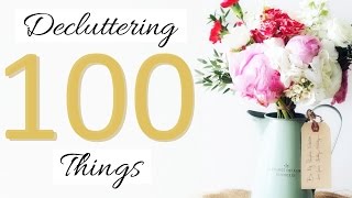 100 THINGS DECLUTTER COLLAB | Christine Keys