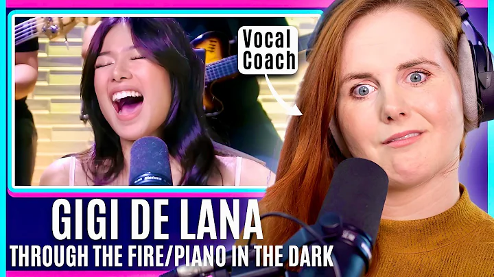 Gigi De Lana! Amazing Filipina Talent | Vocal Coach Analysis | Through the Fire × Piano in The Dark