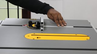 How to fix the wobbly sliding miter gauge  - Dewalt table saw accessories