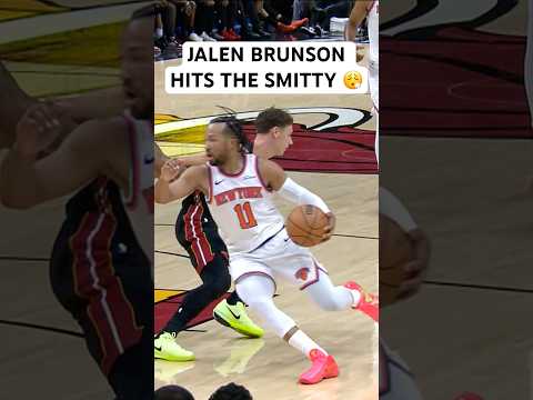 Jalen Brunson makes Heat defender find a map