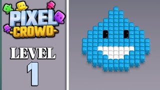 Pixel Crowd Level 1 Gameplay & Solution