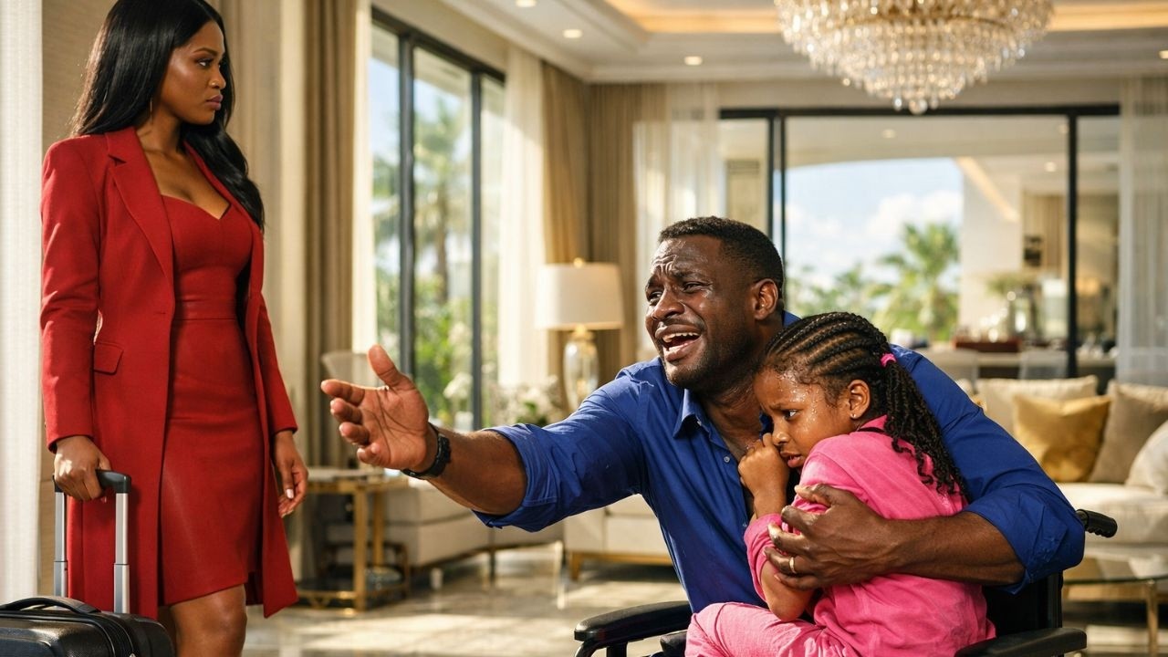😢 Elle l'abandonne en fauteuil roulant avec leur fille... Ce qui arrive après va vous faire PLEURER