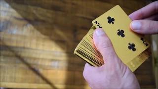 24K D Plated Playing Cards For Poker Etc.