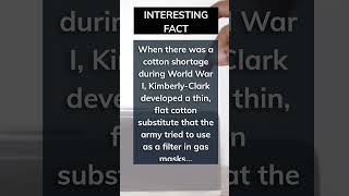 The Surprising Origins of Kleenex Tissues #shorts #kleenex #tissue #orignals