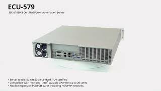 IEC-61850-3 Certified Power Automation Server : ECU-579, Advantech (EN)