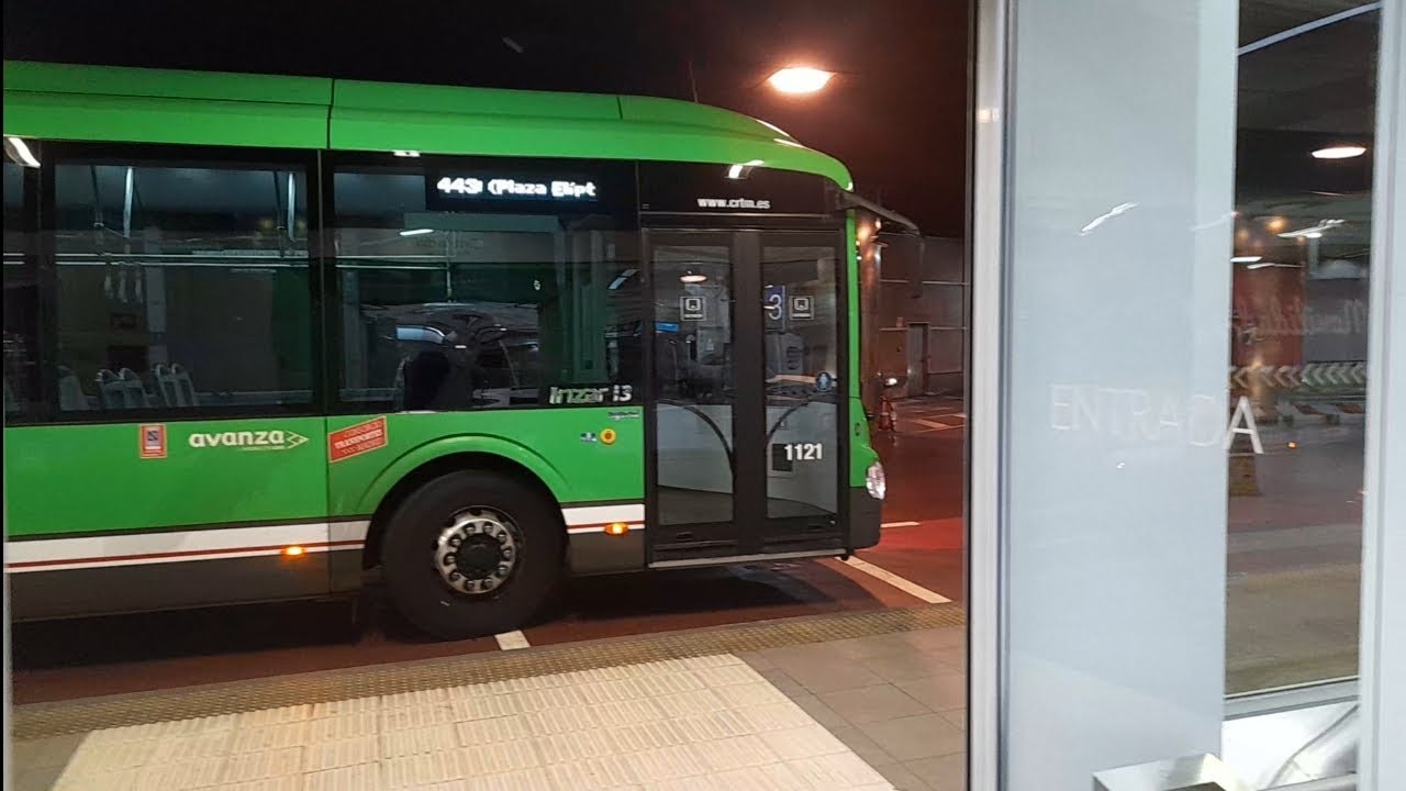 Entrando en Intercambio Plaza Elíptica | Autobús interurbano 443