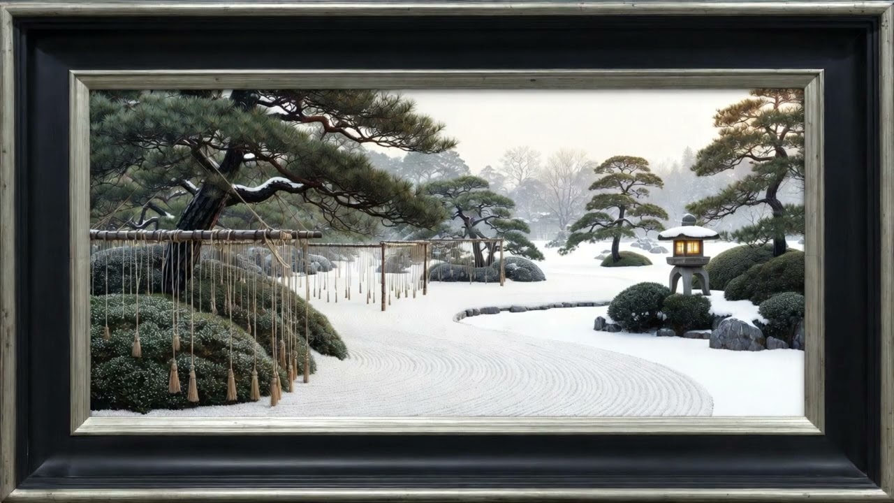 Frame TV Art 4K - Peaceful Zen Garden with Meditation Music