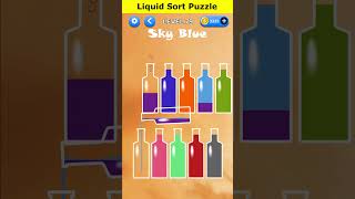 Water Color Sort Level 79 Walk-through Solution iOS/Android #shorts #youtubeshorts #puzzle #game