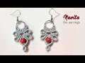 How to macrame - The Navita earrings - macrame jewelry set