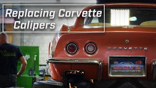 1970 Corvette Stingray gets Brake Caliper Replacement *Satisfying*