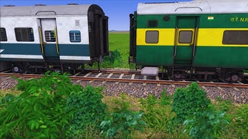 ICF GARIB RATH Coupling JANSHATABDI Coach | BUMPY RAILROAD | Train Simulator | Railwork | ATG GAMERZ