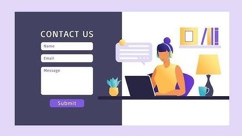 How To Create Simple Contact Page Using HTML And CSS  In 7 Minutes With Code #coding  #website