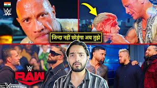 'Pagla Gya Ye Aadmi😮' The Rock ATTACKS* Cody Rhodes, CM Punk Returns - WWE RAW Highlights 2024