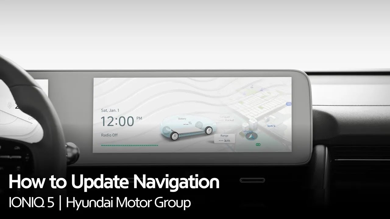How to Update Hyundai Navigation｜IONIQ 5｜Hyundai Motor Group - YouTube