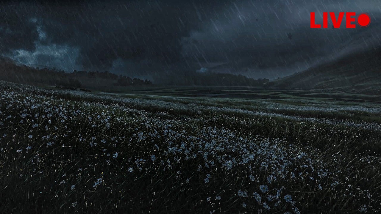 YouTube에서 White Flower Fields in a Thunderstorm ⛈️ Gentle Rain, Wind & Deep Sleep Ambience Tonight 보기 YouTube에서 White Flower Fields in a Thunderstorm ⛈️ Gentle Rain, Wind & Deep Sleep Ambience Tonight 보기
