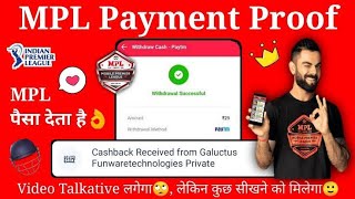 MPL Pro App Payment Proof || Trusted App screenshot 3